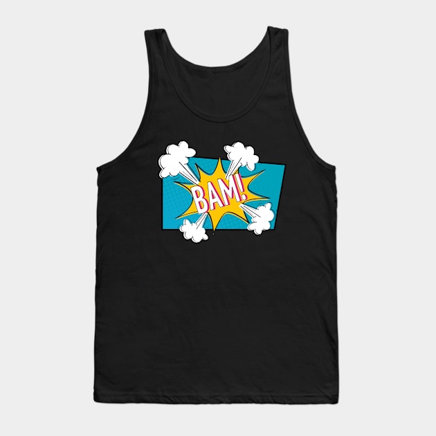 Retro, vintage comic Design Tank Top by LR_Collections